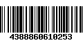 Código de Barras 4388860610253