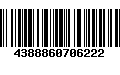 Código de Barras 4388860706222