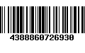 Código de Barras 4388860726930