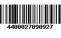 Código de Barras 4400027090927