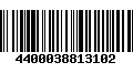 Código de Barras 4400038813102