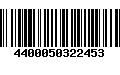 Código de Barras 4400050322453