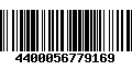 Código de Barras 4400056779169