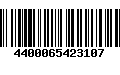 Código de Barras 4400065423107