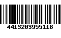 Código de Barras 4413203955118