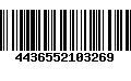 Código de Barras 4436552103269