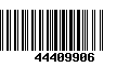 Código de Barras 44409906