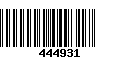 Código de Barras 444931