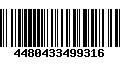 Código de Barras 4480433499316