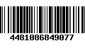 Código de Barras 4481086849077