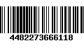 Código de Barras 4482273666118