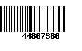 Código de Barras 44867386