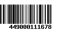 Código de Barras 449000111678