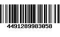 Código de Barras 4491289983058