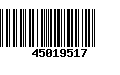 Código de Barras 45019517