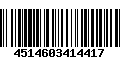 Código de Barras 4514603414417