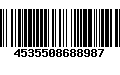 Código de Barras 4535508688987