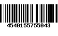 Código de Barras 4540155755043