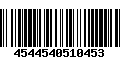 Código de Barras 4544540510453