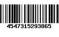 Código de Barras 4547315293865