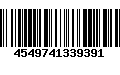 Código de Barras 4549741339391