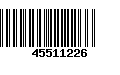 Código de Barras 45511226