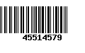 Código de Barras 45514579