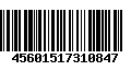 Código de Barras 45601517310847