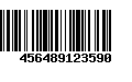 Código de Barras 456489123590