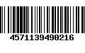 Código de Barras 4571139490216