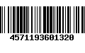 Código de Barras 4571193601320