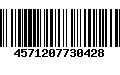 Código de Barras 4571207730428