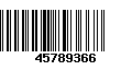 Código de Barras 45789366