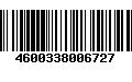 Código de Barras 4600338006727