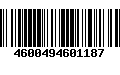 Código de Barras 4600494601187