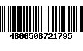 Código de Barras 4600508721795