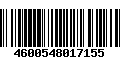 Código de Barras 4600548017155