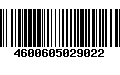 Código de Barras 4600605029022