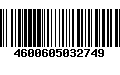 Código de Barras 4600605032749