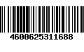 Código de Barras 4600625311688