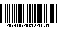 Código de Barras 4600648574831