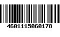 Código de Barras 4601115060178