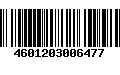 Código de Barras 4601203006477