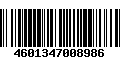 Código de Barras 4601347008986