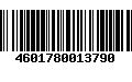 Código de Barras 4601780013790