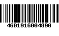 Código de Barras 4601916004890