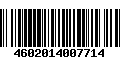 Código de Barras 4602014007714