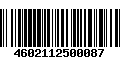 Código de Barras 4602112500087