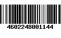 Código de Barras 4602248001144