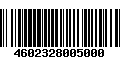 Código de Barras 4602328005000